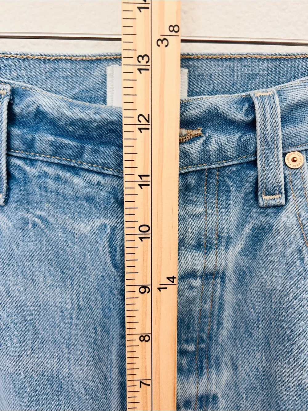 Citizens Of Humanity Ayla Baggy Cuffed Crop Jeans Blue Denim Women's Size 26 - Picture 13 of 16